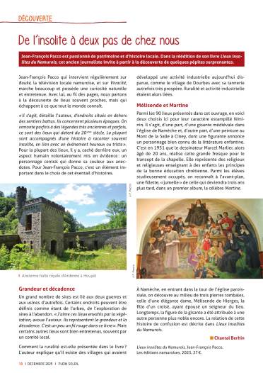 Lieux insolites du Namurois