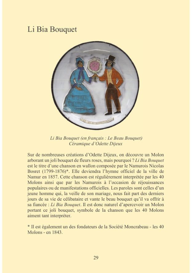 Les 40 Molons dans la céramique namuroise