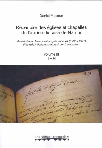 [repeglcha03] Répertoire des églises et chapelles, Vol. 3